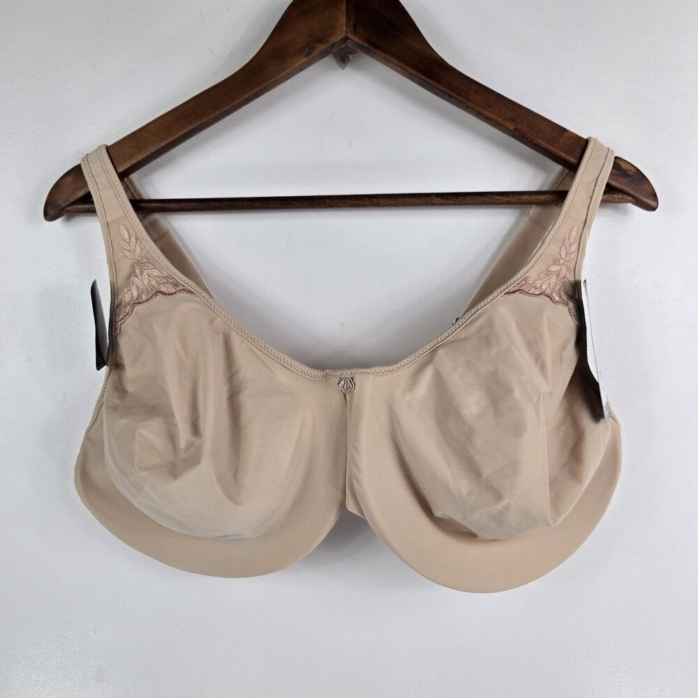 Bali Women's Size 40DDD Beige Underwire Minimizer Bra 3385 NWT